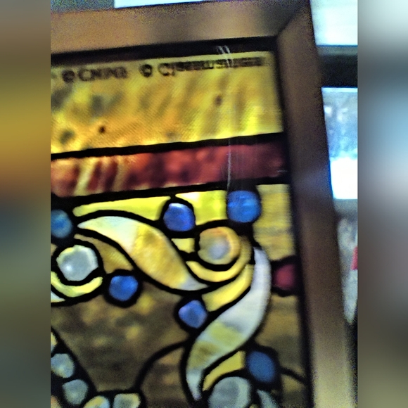 Ebros Louis Comfort Tiffany Four Seasons Collection Winter Stained Glass - Picture 7 of 8